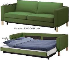 The best sleeper sofas and sofa beds. Ikea Cover For Karlstad Sofabed Sofa Bed Sleeper Slipcover Sivik Green New Fast 288 50 Picclick