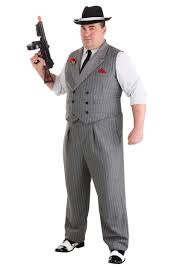 plus size men s ruthless gangster costume