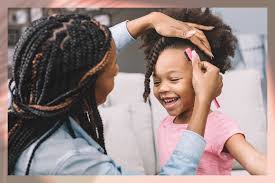 Do not worry if your hair is super white or creamy looking after you put it in the ponytail, it'll go away after your sets and dries! The Best Natural Hairstyles For Black Girls Instyle