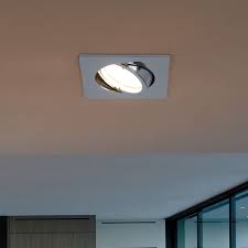 led ceiling recessed light chrome spot