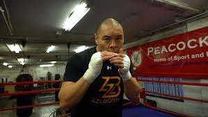 heavyweight boxer zhang hoping to