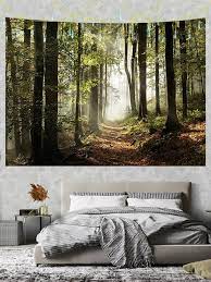 Forest Print Tapestry Shein Uk