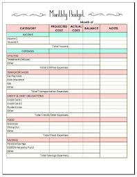 Printable Budget Worksheets Download Them Or Print