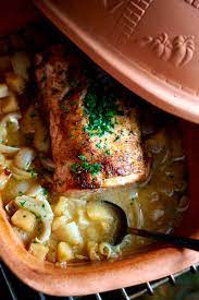 oven braised pork loin with apples