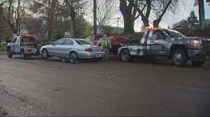 cars impounded for leaf day pick up