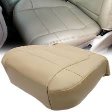 Driver Bottom Leather Seat Cover Tan