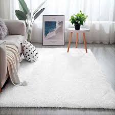 large plush rug carpet mat cream