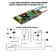 When and how to use a wiring. 4 Line Wire Universal Switching Power Supply Module For 14 60 Inch Lcd Tv Lazada Ph