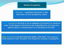 Choose from 4 different sets of flashcards about bankers acceptances on quizlet. Banker S Acceptance