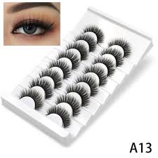 8 pairs of false eyelashes fairy