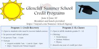 summer programs glencliff high