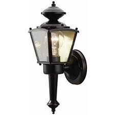 Hardware House 19 1715 Oil Rubbed Bronze Outdoor Patio Porch Wall Mount Exterior Lighting Lantern Fixture With Clear Glass