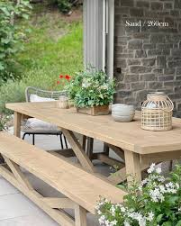 Outdoor Dining Table Swedish Terrace