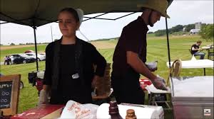 an amish food business drone video