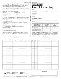 27 Printable Monthly Blood Sugar Record Forms And Templates