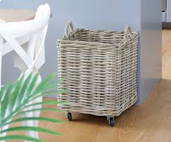 Amalfi Wheeled Square Laundry Basket
