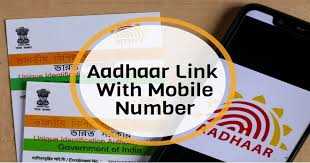 link aadhaar card with mobile number