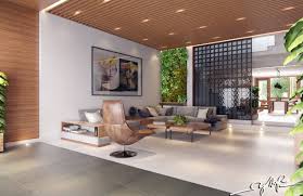 interior design close to nature rich