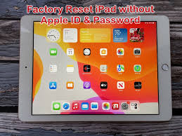 factory reset ipad without apple id