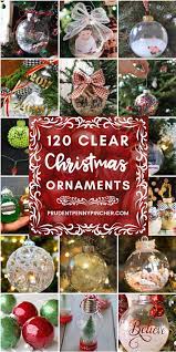 120 diy clear glass ornaments