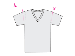 Review the tips and get used to measuring curved lines. How To Cut Up Your T Shirt Diy Style Autostraddle