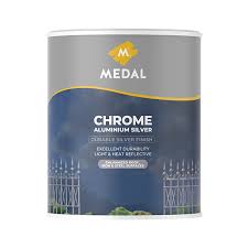 Chrome Aluminium Silver Medal Paints