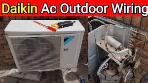 daikin ac outdoor wiring split ac