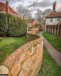 The Unique Curved Brick Walls In The