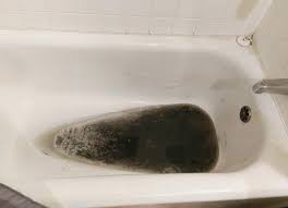 sewage coming through the bathtub drain