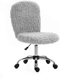 Cute girls desk chair, cute office chairs, desk chairs for girls room, girls swivel desk chair, bedroom desk chair, small white. Amazon Com B2c2b Cute Fuzzy Desk Chairs Armless Small Home Office Task Chair For Teens Girls Comfy Fluffy Chairs For Bedroom Desk Grey Kitchen Dining