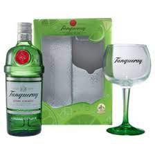tanqueray gin gift set with gl
