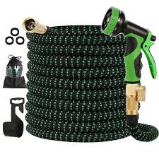 Weguard 100 Ft Flexible Water Hose With 10 Function Nozzle Garden Water Hose Expandable Garden Hose