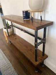 Reclaimed Wood Sofa Table And