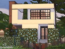 Sims Resource Modern House Flower Nocc
