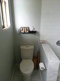 pony wall to separate toilet