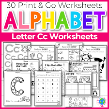free printable letter c worksheets