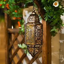Moroccan Solar Light Outdoor Hanging