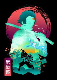 tanjiro demon slayer poster by bee