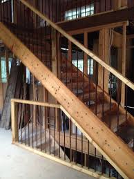 Staircase With Rebar Spindles Stairs