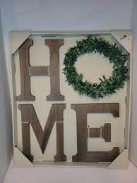 Home Wall Decor Word Home With