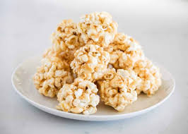 easy caramel popcorn made in the