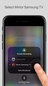mirror for samsung tv for iphone
