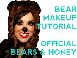 y bear halloween makeup tutorial