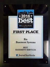 Bix Basement Systems Awards And
