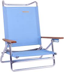 Beach sling chair set patio lounge chair patio furniture outdoor reclining beach chair wooden folding adjustable frame solid eucalyptus wood with white polyester canvas 3 level height portable 2 set. Amazon Com Wejoy 5 Position Heavy Duty Folding Lay Flat Low Beach Chair Outdoor Lightweight Portable Camping Folding Chairs Compact Hiking Chairs Sports Outdoors