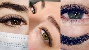 eyelash extension styles trending