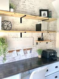 Diy Faux Brick Wall A Super Easy Wall