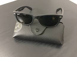 Rated 5 out of 5 by shelle from nice a little big i like these glasses. Ray Ban New Wayfarer Rb2132 622 58 52mm Polarized Gray Lenses Matte Black Frame Fashion Clothing Shoes A Unisex Accessories Ray Ban New Wayfarer Brown Lens