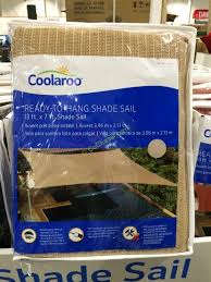 Costco 1031558 Coolaroo Shade Sail Rectangle In 2019