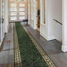 cheops green hallway carpet runners